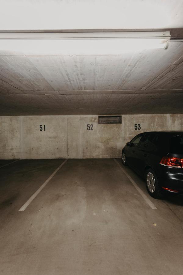 Traber Apartments Im Herzen Leipzigs Balkon Parkplatz Luaran gambar