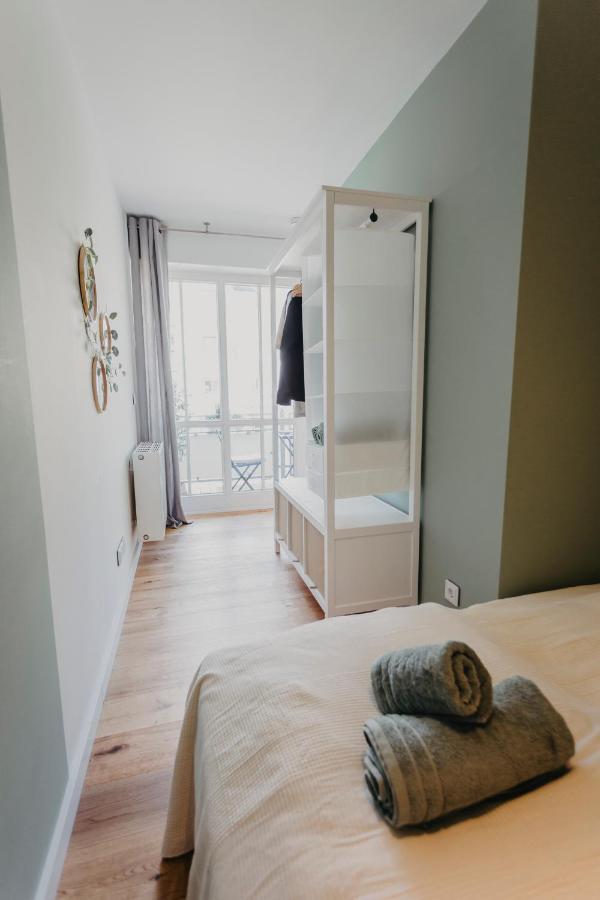 Traber Apartments Im Herzen Leipzigs Balkon Parkplatz Luaran gambar